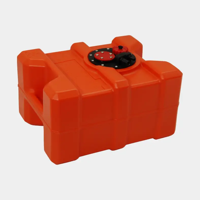 Commander Maintenant Réservoir de carburant fixe CAN-SB, 40 litres, 500 x 400 x 280 mm, polyéthylène haute densité (HDPE), rouge
