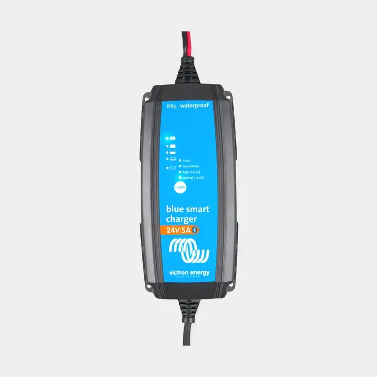 Nouveauté Chargeur de batterie Victron Blue Smart Charger IP65, 230 V, 24 V, 5 A / heure, avec câble de charge