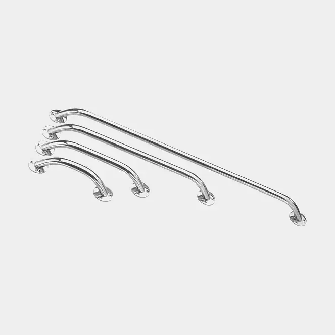 Nouvelle Collection Mains courantes bateau / grabbräcke Plastimo, profil rond avec extrémité inclinée, pour vis, acier inoxydable résistant aux acides, 500 x Ø25 mm
