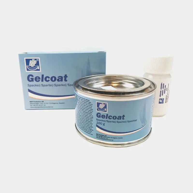 Solde Mastic gelcoat BHP, gris (80012), 100 grammes + 7 grammes de durcisseur