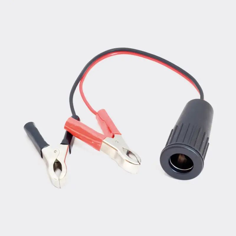 Prise allume-cigare Skyllermarks, en saillie, 12 V, 16 A, avec câble + pinces de batterie Nouveauté