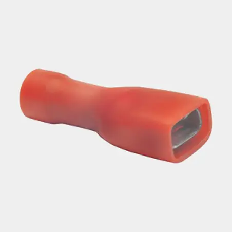 Douille plate Skyllermarks, entièrement isolée, pour câble 0.5 – 1.5 mm², pack de 25, rouge Solde