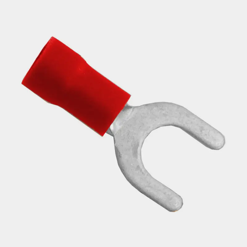 Dernier Modèle Cosses à fourche isolées Skyllermarks, M4, pour câbles 0.5 – 1.5 mm², pack de 200, rouge
