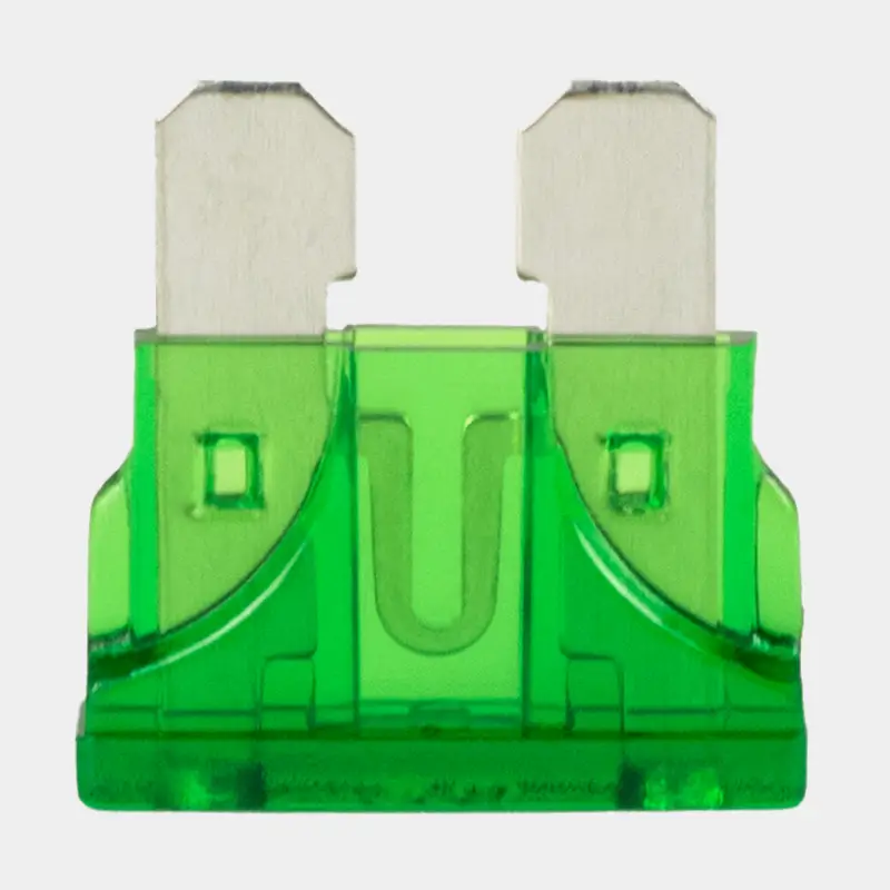 Fusibles à broche plate Skyllermarks, 12 / 24 V (max 32 V), 30 A, vert, lot de 5 Usine Directe