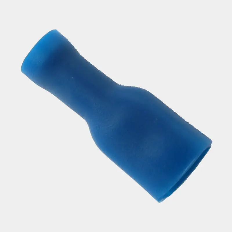 Vente Flash Cosse femelle plate Skyllermarks, entièrement isolée, pour câble 1.5 – 2.5 mm², pack de 10, bleu