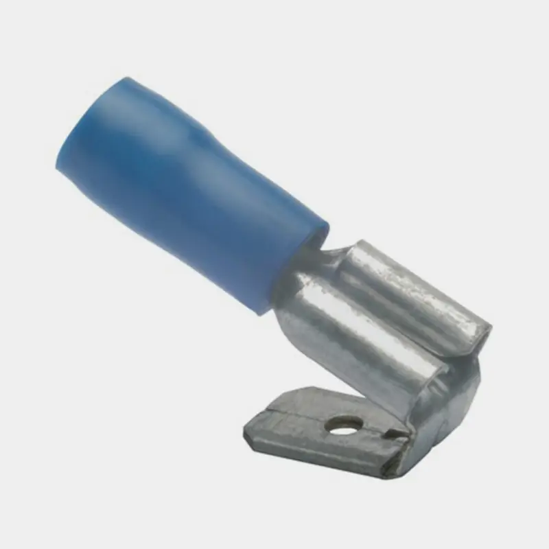 Prix Bas Douille plate avec connexion Skyllermarks, convient pour câble 1.5 – 2.5 mm², pack de 10, bleu