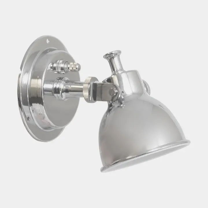 Super Prix Applique de tête de lit, laiton chromé, halogène, 12 V, 10 W