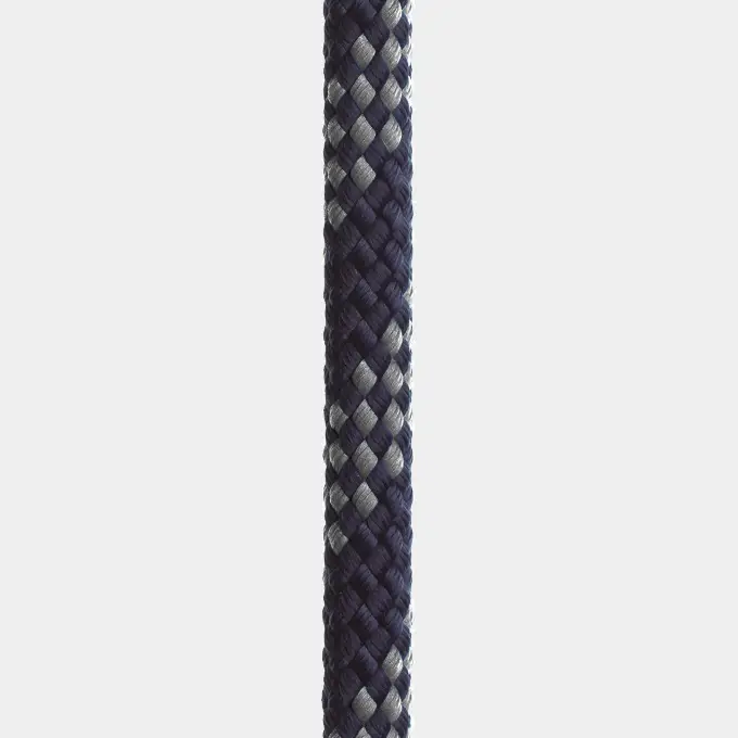 BOUT DE CORDAGE | Regatta Ropes Atlanta, âme en Dyneema SK78, gaine en polyester tressée 32 fuseaux, bleu marine/gris, Ø10 mm x 6 mètres Authentique
