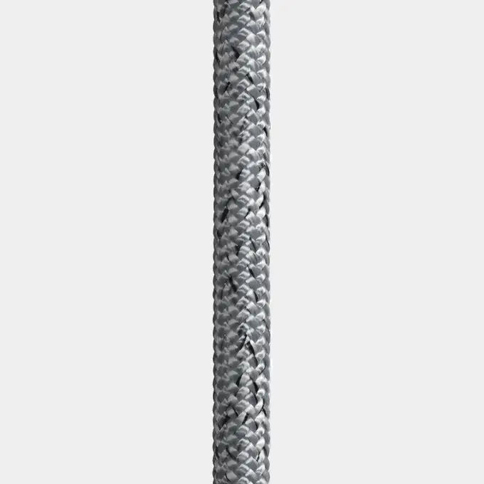BOUT DE CORDAGE | Regatta Ropes Lyon, âme Haytex HT, gaine polyester tressée 32 fuseaux, gris/blanc/noir, Ø10 mm x 25 mètres Expédié Aujourd'hui