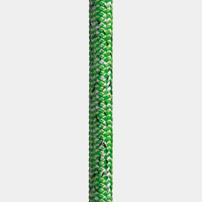 Must-Have CHUTE DE CORDAGE | Regatta Ropes Lyon, âme en Haytex HT, gaine en polyester tressée à 32 fuseaux, vert/blanc/noir, Ø10 mm x 20 mètres