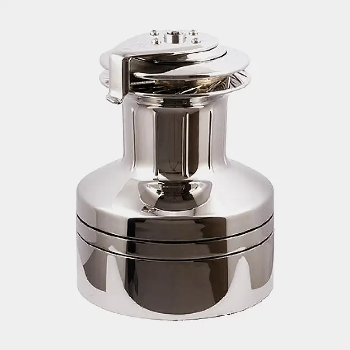 Winch d’écoute électrique Andersen 62ST FS Compact Above Deck, 24 V, pour cordage Ø8 – 18 mm, self-tailing, à variation continue, moteur au-dessus du pont, 2 vitesses (2 manuelles / 1 électrique), acier inoxydable + panneau de commande Jusqu'à Épuisement Des Stocks