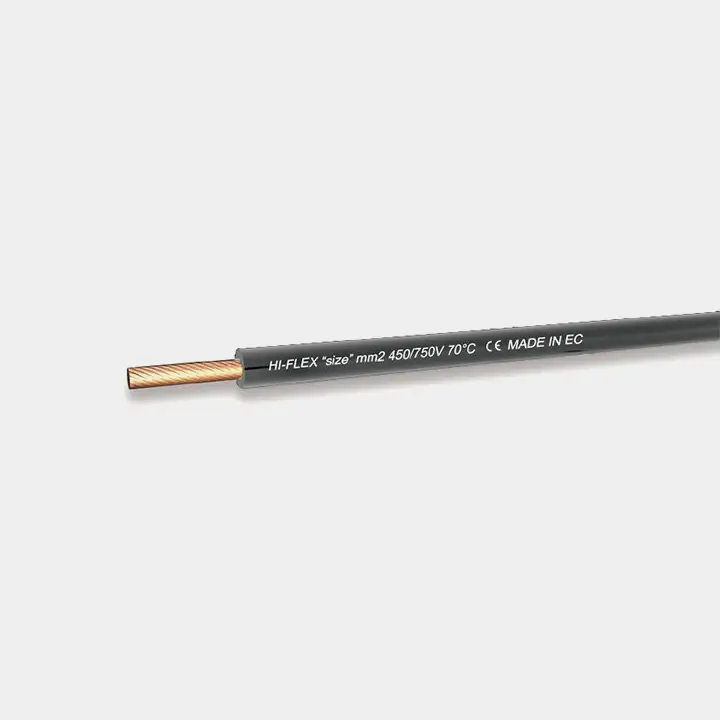 Câble en cuivre HI-FLEX, extra flexible, rond, 1 conducteur, 25 mm², 25 meter, noir Livraison Express