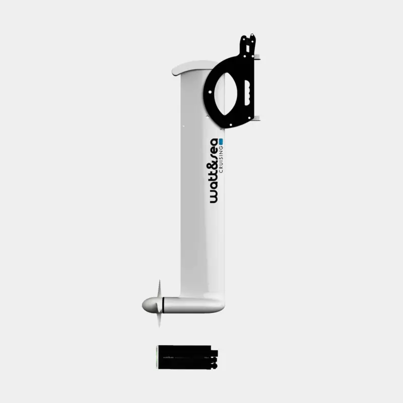 Bon Marché Hydrogénérateur / générateur remorqué pour voilier Watt & Sea Hydrogénérateur Cruising 600, 12 V / 24 V, 970 mm