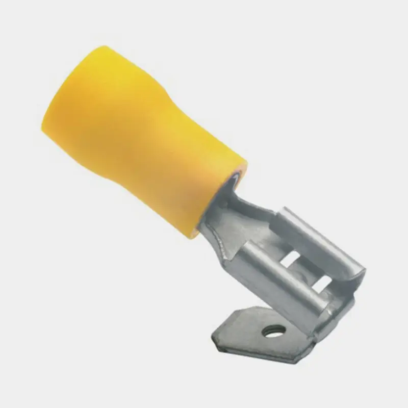 Douille plate avec connexion Skyllermarks, convient pour câble 4 – 6 mm², pack de 100, jaune Meilleur Choix