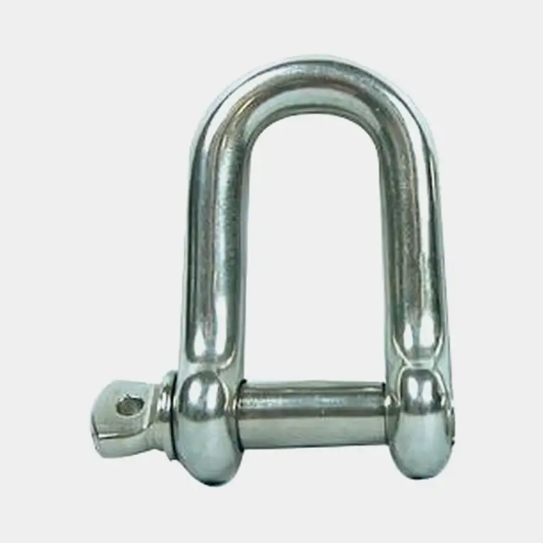 Manille droite 1852-Marine D-shackle, Ø4 mm, 18 mm, acier inoxydable, avec vis à oreilles filetée Top Vente
