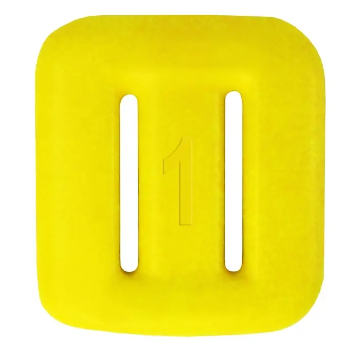 Authentique Plomb de ceinture Sublest plastifié Jaune 1 Kg