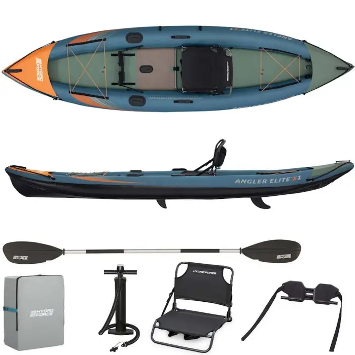 Jusqu'à Épuisement Des Stocks Kayak de pêche gonflable Hydro Force Angler Elite X1