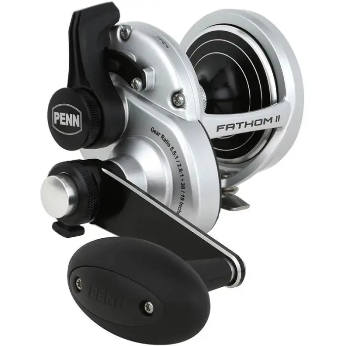 Moulinet traine Penn Fathom II Lever Drag 2 Speed Must-Have