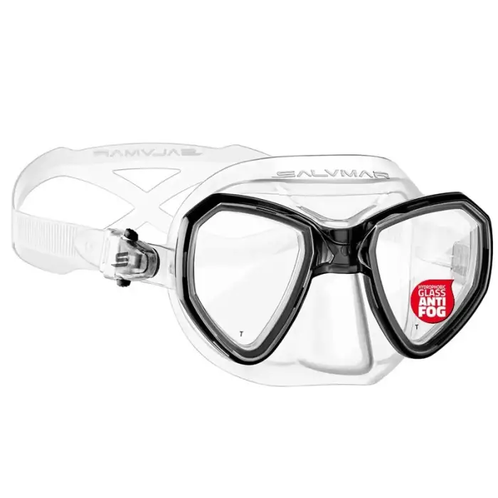 Masque de plongée Salvimar Morpheus Anti-buée Clear-Noir Promotion