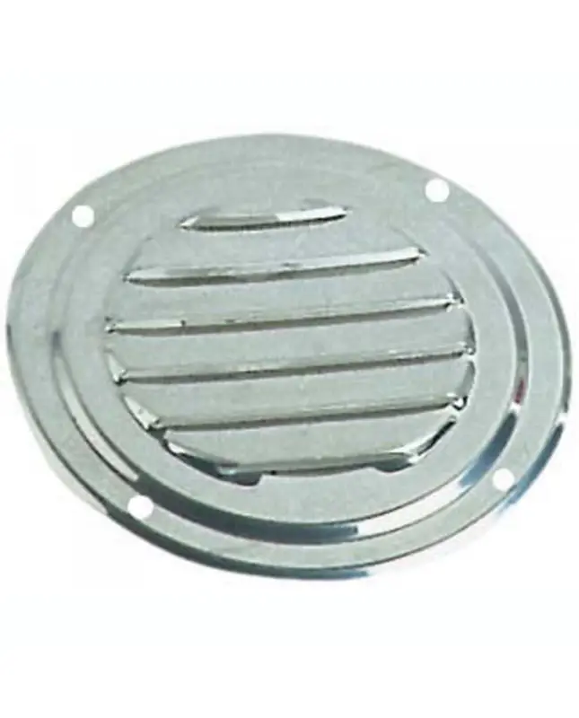 Jusqu'à Épuisement Des Stocks Grille d'aération circulaire en inox - Ø 102 mm - avec moustiquaire